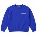 Kids Script Crewneck Sweatshirt Blue