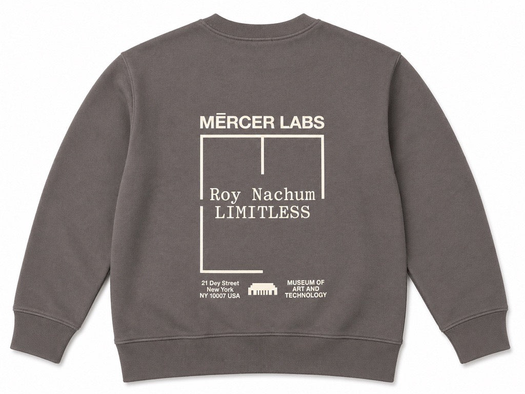 Kids Limitless Crewneck Sweatshirt Dark Gray