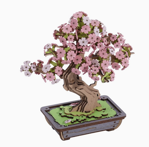 Rolife Sakura Bonsai 3D Puzzle Kit – Mercer Labs