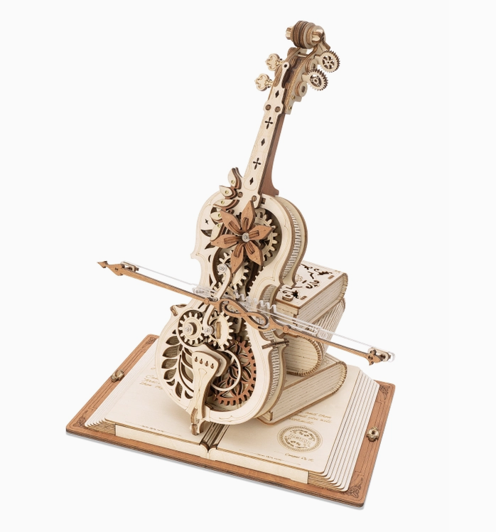 Rokr Magic Cello Mechanical Music Box DIY Kit