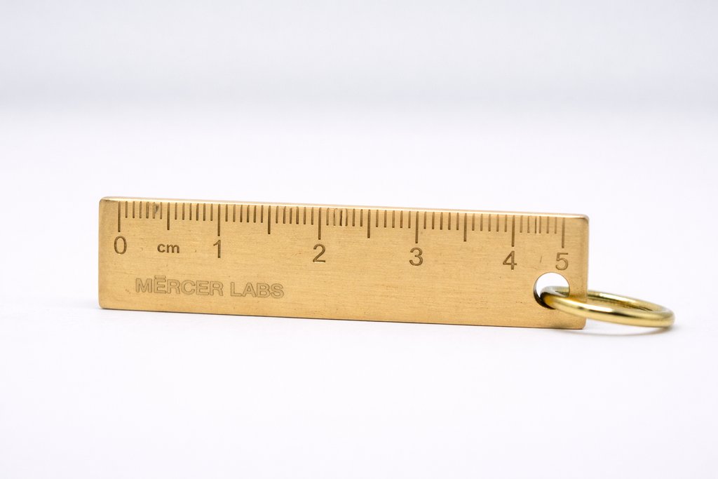 "Are We In the Future" Brass Key Ring