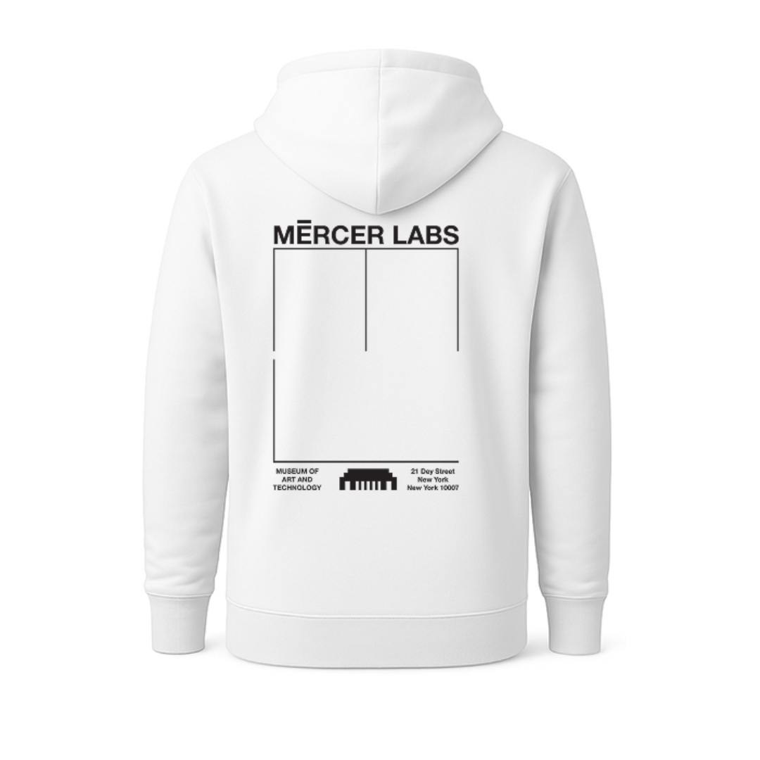 Mercer Labs White Hoodie